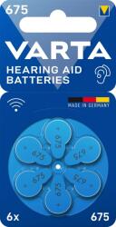VARTA Hearing Aid Battery Hallókészülék-elem 675 6 db (24600101416)