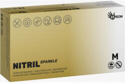 Espeon Gloves Nitril Sparkle Pearlescent Gold púdermentes nitrilkesztyű méret M 2x50 db