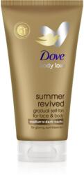Dove Summer Revived önbarnító tej arcra és testre árnyalat Medium to Dark 75 ml