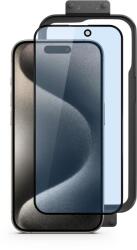Epico iPhone 15 Pro Max kékfény szűrő 3D+ üvegfólia + felhelyező keret