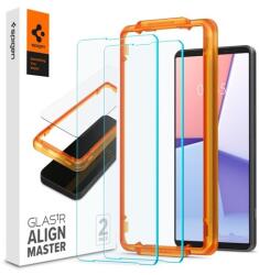 Spigen Sony Xperia 1 VI Spigen alm fc üveg 2db (2.5d, extra karcálló, 9h, ultravékony, színkiemelés) átlátszó (AGL08271)