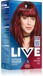 Schwarzkopf LIVE Intense Colour tartós hajfesték árnyalat 043 Red Passion