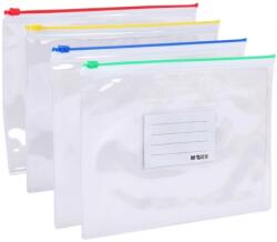 M&G Pungi plastic ziplock, A5, 230 x 180mm, diverse culori, M&G ADM94503