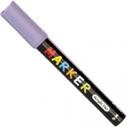M&G Marker cu vopsea acrilica, varf rotund, 2mm, violet deschis, M&G APL976D977