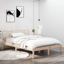 vidaXL Cadru de pat mic dublu, 120x190 cm, lemn masiv (3105375)