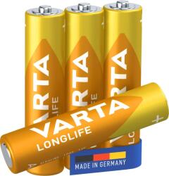 VARTA Longlife Alkáli elem AAA 4 db (4103101414)