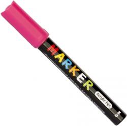 M&G Marker cu vopsea acrilica, varf rotund, 2mm, rosu Rose, M&G APL976D9E7