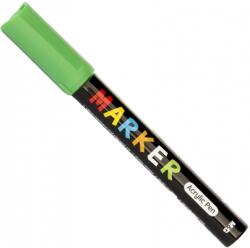 M&G Marker cu vopsea acrilica, varf rotund, 2mm, verde, M&G APL976D966