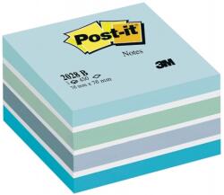 3M Notite adezive albastru pastel cub Post-It 76 mm x 76 mm 450 file/bloc 3M 7100172385 (2028B)