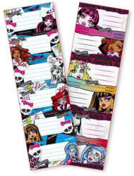  Monster High Füzetcímke - 6 db/ív (STK-282713)