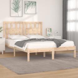 vidaXL Cadru de pat mic dublu, 120x190 cm, lemn masiv de pin (3103903)