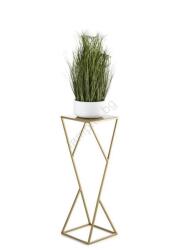 HowHomely Стойка за цветя LOFT 70x23, 5 см златист (DD0311)