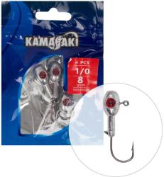 Kamasaki Red Shot Jig Fej 8g 1/0 4db/csomag (59045008)