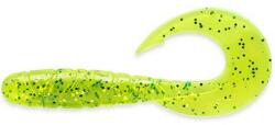 Fishup_mighty Grub 3.5" (7pcs. ), #026 - Flo Chartreuse/green (fhl55119)