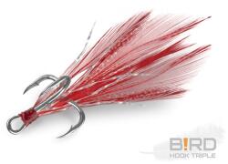 Delphin B! RD Hook TRIPLE / 3db - piros tollak #4 (101003097)
