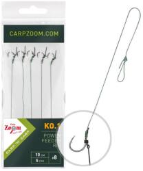 Carp Zoom FC Power Feeder Rig KO. 1 kötött method előke, 10 cm, #12; 10 mm; o0, 18 mm, 5 db (CZ6673) - fishingoutlet