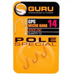 Guru Pole Special Hook Size 14 (Barbed/Spade End) (GPH14)
