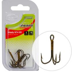 EnergoTeam Grizzly 974m-1 2x Bronz Hármashorog 5db/csom (49974001) - fishingoutlet