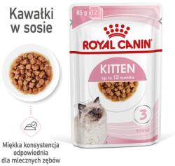 Royal Canin Kitten Instinctive Nedvestáp szószban 12 hónapos korig cicáknak 48x85 g