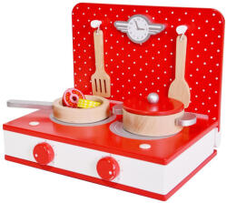 Classic World Set de joaca din lemn Classic World - Plite si gratar (5036) Bucatarie copii