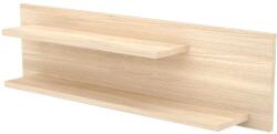 Hubners Raft dublu de perete Hubners Eva 100 cm natur