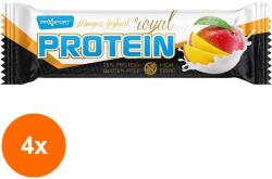 Max Sport Set 4 x Baton Proteic cu Mango si Glazura de Iaurt, 60g Max Sport