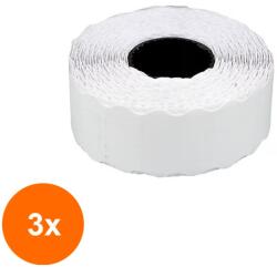 Trada Supply Set 3 x Etichete Pret, 26 x 12 mm, Alb, 1500 Etichete / Rola (DES-3xSDN-ART001072SED)