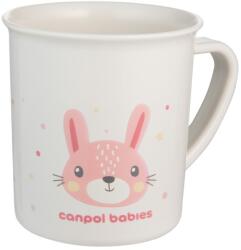 Canpol babies Canpol babies, Cute Animals, Iepure, cana din plastic, roz, 170 ml