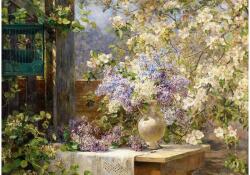 Enjoy 1134 - Marie Egner: In the Blossoming Bower - 1000 db-os puzzle (1134)