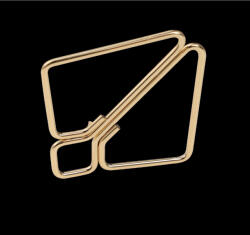 LOCKINK - Nipple Clamps with Heavy Pendant - gold