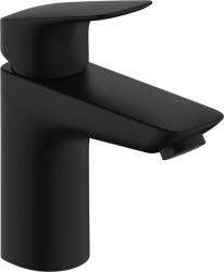 Hansgrohe Logis, karos mosdócsaptelep 100 lefolyókészlet nélkül, fekete matt, HAN-71101670 (HAN-71101670)