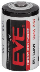 EVE Lítium elem 1/2AA ER14250 3, 6V (ER14250)