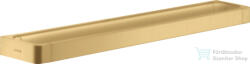 Hansgrohe AXOR UNIVERSAL SOFTSQUARE 69, 4 cm-es törölközőtartó, szálcsiszolt arany hatású 42832250 (42832250)