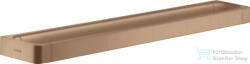 Hansgrohe AXOR UNIVERSAL SOFTSQUARE 69, 4 cm-es törölközőtartó, szálcsiszolt vörös arany hatású 42832310 (42832310)