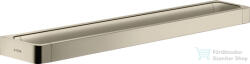 Hansgrohe AXOR UNIVERSAL SOFTSQUARE 69, 4 cm-es törölközőtartó, szálcsiszolt nikkel 42832820 (42832820)