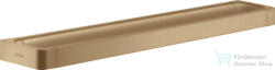 Hansgrohe AXOR UNIVERSAL SOFTSQUARE 69, 4 cm-es törölközőtartó, szálcsiszolt bronz 42832140 (42832140)