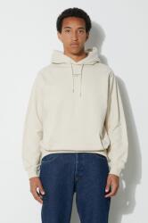 Drôle de Monsieur pamut melegítőfelső Le Hoodie Slogan a Poche Classique bézs, férfi, sima, kapucnis, PERM-HO161-CO127-MT - bézs XXL