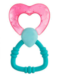  Canpol csörgő hűtőrágókával - rózsaszín szív