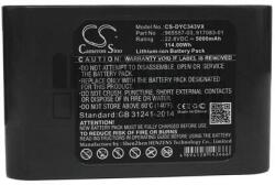 Utángyártott Dyson DC31 DC34 DC35 DC44 DC45 DC56 SV Animal Multi floor series 202932-02 202932-05 202932-06 917083-01 965557-03 965557-06 Type-B 22.8V 5000mAh 114.00Wh Li-ion porszívó akkumulátor utángyártott