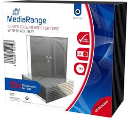 MEDIARANGE CD TOK SLIM 5, 2mm FEKETE 10 DB-OS CSOMAG BOX32 (BOX32) - mediaplaza