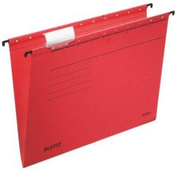 Leitz Függõmappa, karton, A4, LEITZ "Alpha Standard", piros (25 db) (E19850025)