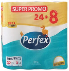 Perfex Toalettpapír PERFEX 3 rétegű 24+8 tekercses (SKU09596) - papir-bolt