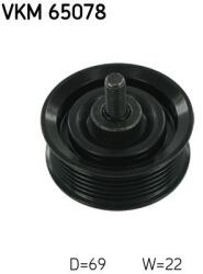 SKF Szíjtárcsa/vezetőgörgő, hosszbordás szíj SKF VKM 65078 (VKM 65078)