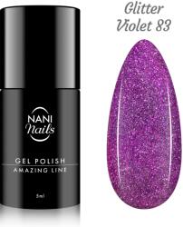 Naní Amazing Line gél lakk 5 ml - Glitter Violet