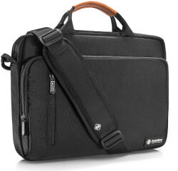 tomtoc Servieta Laptop 16″ - Tomtoc Defender Laptop Briefcase (A43E1D1) - Black