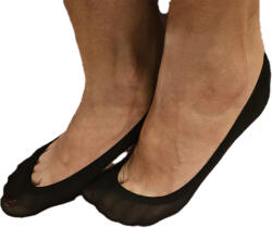 Aura Via Lézervágott balerina zokni fekete színben 5 pár/csomag 35-38 69132