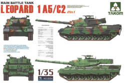TAKOM Main Battle Tank Leopartd 1 A5/C2 2 in 1 1: 35 (TAK2004)