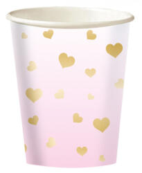  Első születésnap Pink Ombre papír pohár 8 db-os 250 ml (DPA991030966) - oliviashop