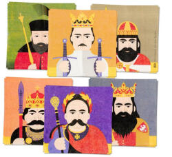 Királyok Royal szalvéta 12 db-os 33x33 cm (MLG104455) - oliviashop