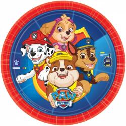 Mancs Őrjárat Heroes papírtányér 8 db-os 23 cm (DPA990381866) - oliviashop